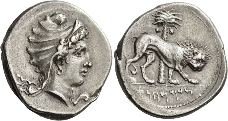 The Carthaginians in Sicily and North Africa 
Tetradrachm, uncertain mint in Si...