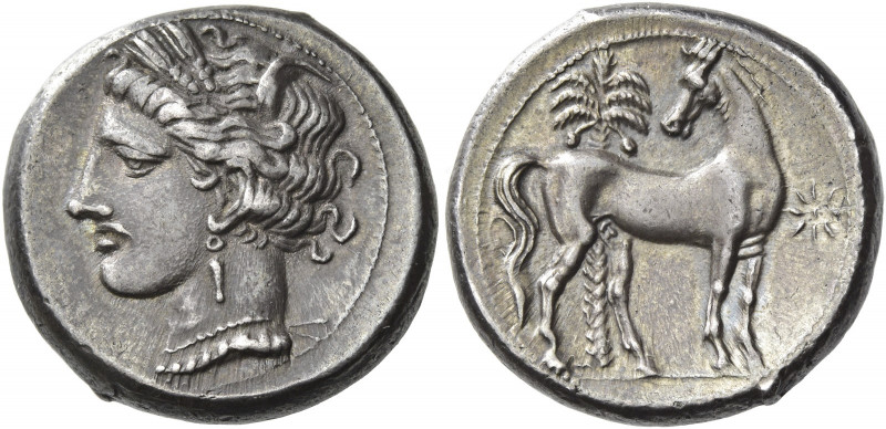 The Carthaginians in Sicily and North Africa 
Shekel, Carthago (?) circa 300-26...