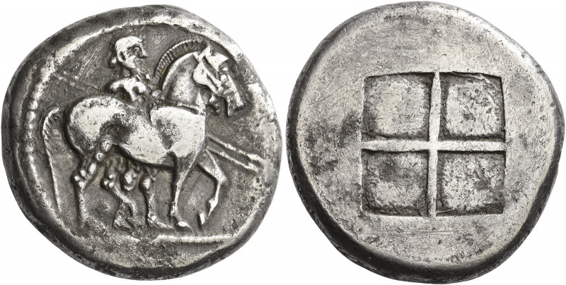 Kingdom of Macedonia, Alexander I, 498 – 454 
Octodrachm circa 492-480/479, AR ...