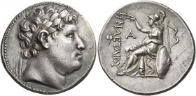 Kingdom of Pergamum. Attalus I, 241 – 197 
Tetradrachm 241-197, AR 16.93 g. Laureate head of Philetarus r. Rev. ΦΙΛΕΤΑΙΡΟΥ Helmeted Athena seated l.,...