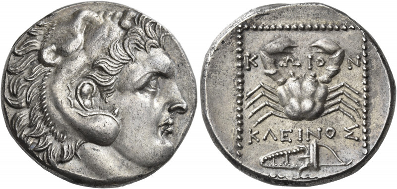 Islands off Caria, Cos 
Tetradrachm circa 285-260, AR 15.12 g. Head of young He...