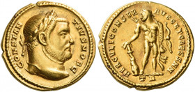 Constantius Chlorus Caesar, 293 – 305 
Aureus, Treveri 305, AV 5.87 g. CONSTAN – TIVS NOB C Laureate head r. Rev. HERCVLI CONSER – AVGG ET CAESS NN H...