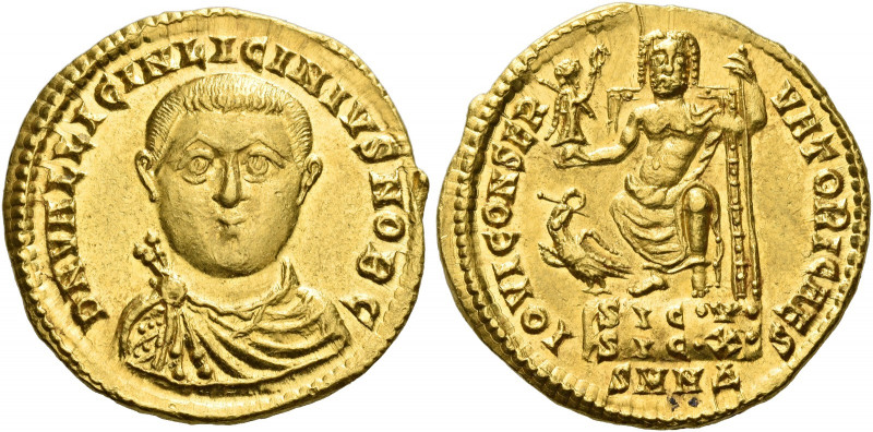 Licinius II Caesar, 317 – 324 
Aureus, Nicomedia 320, AV 5.19 g. D N VAL LICIN ...