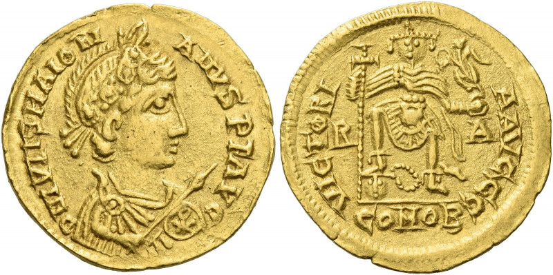 Majorian, 457 – 461 
Solidus, uncertain mint in Gaul and possibly struck by the...