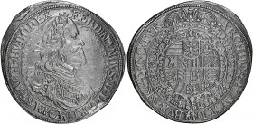 Holy Roman Empire 
Ferdinand III, 1637-1657. Taler 1657, Vienna (Wien) (Dav. A3184).
A handsome example for the type, good very fine

Graded AU58 ...
