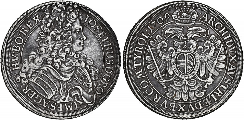 Holy Roman Empire 
Josef I, 1705-1711. Taler, 1709 IMH, Vienna (Dav. 1013).
Ve...