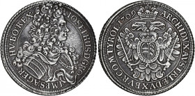Holy Roman Empire 
Josef I, 1705-1711. Taler, 1709 IMH, Vienna (Dav. 1013).
Very fine or better for type, with a bold portrait and dark grey tone
...