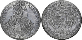Holy Roman Empire 
Carl VI, 1711-1740. Taler, 1713, Hall (Dav. 1050).
Extremely fine

Graded AU55 NGC