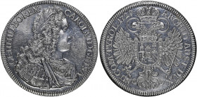 Holy Roman Empire 
Taler, 1729, Hall (Dav. A1054).
Extremely Fine with mirror-like surfaces and very sharp strike. The only
example of this year wi...