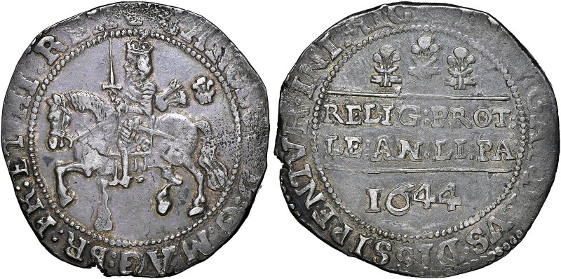 Great Britain 
Halfcrown, 1644, Bristol mint. King on horseback left, Bristol p...