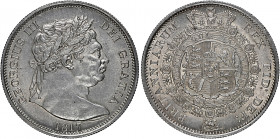 Great Britain 
George III, 1760-1820. Halfcrown, 1817, large head (Seaby 3788).
A captivating portrait with a clear and powerful strike, mint state...