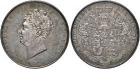 Great Britain 
George IV, 1820-1830. Halfcrown, 1825 (ESC 2371; Seaby 3809).
A bold example possessing a grey and brown cabinet tone, mint state

...