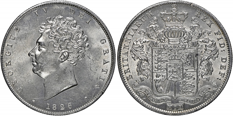 Great Britain 
Halfcrown, 1826 (ESC 2375; Seaby 3809).
Mint state with mirror-...