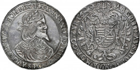 Hungary 
Ferdinand III, 1637-1657. 1/2 Taler, 1649 KB, Kremnitz mint (Hus 1253; KM117).
An exceptional example with steel-grey surfaces and great ey...