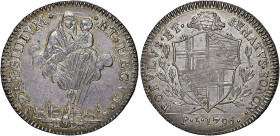 Italy, Bologna 
Revolutionary Government, 1796-1797. 5 Paoli, 1796 (Pag. 39; KM338).
Adjustment marks on obverse otherwise an exceptional example fo...