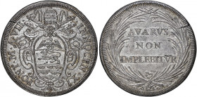 Papal 
Innocent XI, 1676-1689. Half Piastra, RY 7, no date, Rome (Muntoni 48; KM431).
Flan flaw on reverse at 2h otherwise a superb specimen for
th...