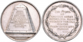 Bayern Maximilian I. Joseph 1806-1825 Silbermedaille 1817 (v. Losch) auf das 50-jährige Dienstjubiläum von Aloys Basselet von La Rosée, bayerischer Be...