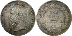 Bayern Prinzregent Luitpold 1886-1912 Silbermedaille o.J. (v. Börsch) DEM BESTEN SCHÜTZEN Witt. 3033. 
34,8mm 27,6g vz+