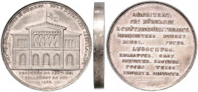 Bayern - München Silbermedaille 1853 (v. Birnböck) auf die Eröffnung der neuen Hauptschießstätte der Schützen-Gesellschaft Peltzer 1471. Hauser 515. ...