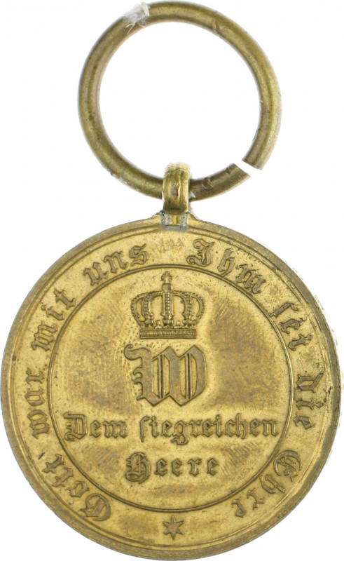 Brandenburg in den Marken - Preussen Wilhelm II. 1888-1918 Lot von 2 Bronzemedai...