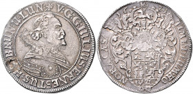 Braunschweig und Lüneburg - Lüneburg-Dannenberg Julius Ernst 1598-1636 Reichstaler 1624 Dav. 6427. Welter 704. 
hübsche Patina, kl. Sf. f.vz