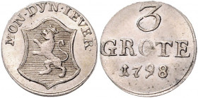 Jever Friederike Aug. Sophie v. Anhalt-Zerbst 1793-1807 3 Grote 1798 Mann 427. 
min.Prschw. vz