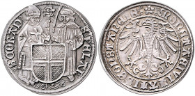 Konstanz - Stadt Dicken o.J. (1499) 2 Heilige über Stadtwappen / Adler. Nau 53. vgl. Das fürstliche fürstenbergsche Münzkabinett, Cahn 44 -April 1921-...