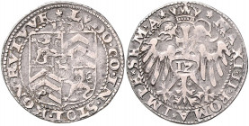Stolberg - Königstein, Grafschaft Ludwig II. 1535-1574 12 Kreuzer 1570 Königstein mit Titel Maximilian II. Friederich 577 var. 'Die vorliegende Varian...