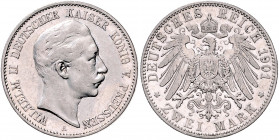 Preussen Wilhelm II. 1888-1918 2 Mark 1901 A J. 102. 
 ss+