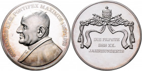 Vatikan Johannes XXIII. 1958-1963 Silbermedaille o.J. (v. VK) aus der Serie ' Die Päpste des XX. Jahrhunderts' 
50,2mm 48,5g PP