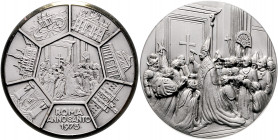 Vatikan Paul VI. 1963-1978 Lot von 6 Kunstmedaillen: Silbermedaille o. J. (v. Crocetti) auf das Zweite Vatikanische Konzil, mit Punze 800 (st, mattier...