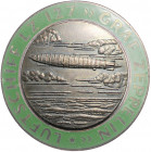 Luftfahrt Lot von 3 Stücken: Achteckige Bronzemedaille 1909 (unsign. v. Poellath) auf die Landung des Zeppelin II auf der ILA (mit Schlitzöse für Trag...