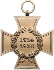 Militaria, Orden und Ehrenzeichen Lot von 4 Frontkämpfer-Kreuzen 1914-1918: Bronze, Rs. G 13 (m. Öse an schwarz/weiß/rotem Band 37,2mm 13,2g), Eisen g...