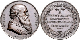 Numismatiker in nummis - Bembo, Pietro 1470-1547 Bronzemedaille o.J. (v. P. Girometti) italienischer Humanist, mit Randpunze Schmidt 139. Durand P.17,...