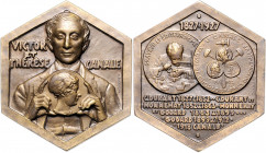 Numismatiker in nummis - Canale, Victor 1883-1958 Bronzemedaille 1927 (v. H. Dropzy) auf die 100-Jahrfeier der Prägeanstalt Canard Schmidt -. 
selten...