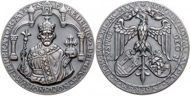 Allgemeine Medaillen Bronzemedaille 1922 (v. Lauer) auf die 750-Jahrfeier der Stadt Rothenburg 
45,9mm 41,2g prfr.