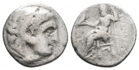KINGS of MACEDON. Alexander III ‘the Great’. 336-323 BC. AR Drachm

Weight: 3.7 gr
Diameter: 17 mm