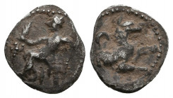 Greek AR Silver Obol, Ca. 350-300 BC..

Weight: 0.6 gr
Diameter: 12 mm