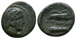 KINGS OF MACEDON. Alexander III ‘the Great’, 336-323 BC. AE 

Weight: 5.0 gr
Diameter: 19 mm