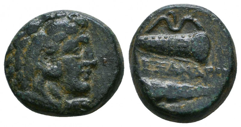 KINGS OF MACEDON. Alexander III ‘the Great’, 336-323 BC. AE 

Weight: 6.2 gr
Dia...