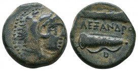 KINGS OF MACEDON. Alexander III ‘the Great’, 336-323 BC. AE 

Weight: 6.5 gr
Diameter: 18 mm
