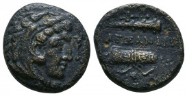 KINGS OF MACEDON. Alexander III ‘the Great’, 336-323 BC. AE 

Weight: 6.4 gr
Diameter: 18 mm