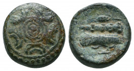 KINGS OF MACEDON. Alexander III ‘the Great’, 336-323 BC. AE 

Weight: 3.5 gr
Diameter: 13 mm