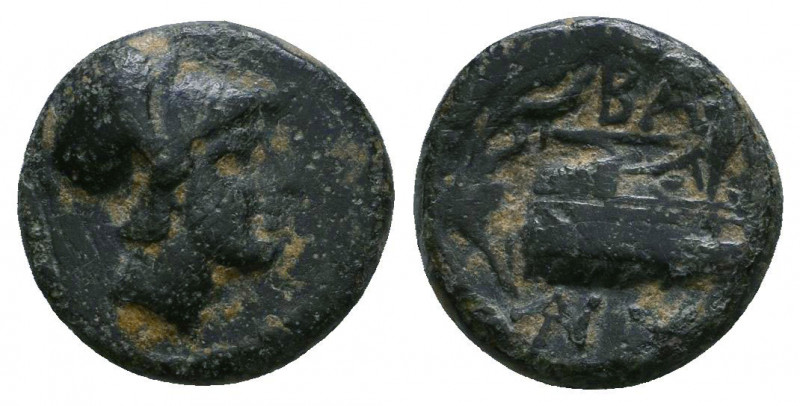 KINGS of MACEDON. Demetrios I Poliorketes. 306-283 BC. Æ 

Weight: 1.9 gr
Diamet...