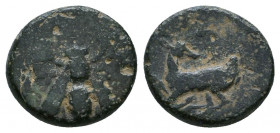 IONIA, Ephesos. Circa 1st century AD. Æ

Weight: 1.9 gr
Diameter: 13 mm