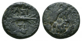 Seleukid Kingdom. 2nd - 1st Century. B.C..

Weight: 1.3 gr
Diameter: 11 mm
