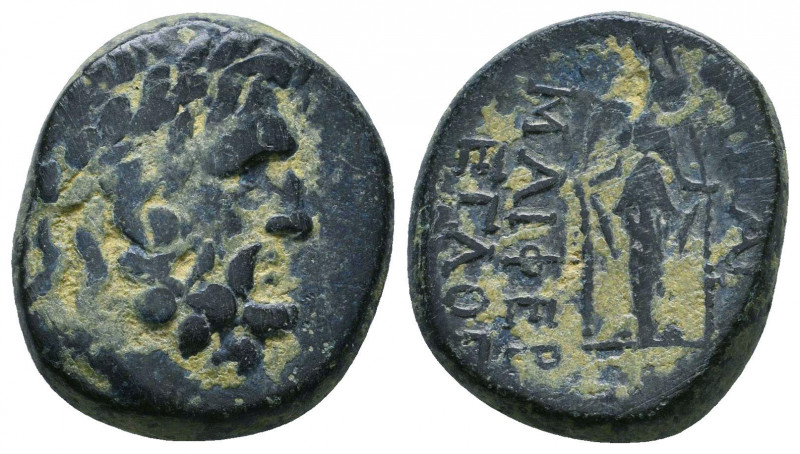 Apameia. Circa 100-50 BC. AE. 

Weight: 8.6 gr
Diameter: 21 mm