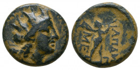 Apameia. Circa 100-50 BC. AE. 

Weight: 5.1 gr
Diameter: 17 mm