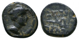 KINGS OF CAPPADOCIA. Eusebes (Circa 163-130 BC).Ae

Weight: 1.2 gr
Diameter: 10 mm