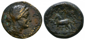 CILICIA. Adana. 164-27 BC. AE

Weight: 4.2 gr
Diameter: 17 mm